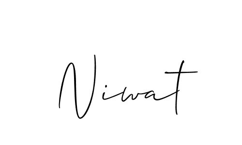 Also You can easily find your signature by using the search form. We will create Niwat name handwritten signature images for you free of cost using Allison_Script sign style. Niwat signature style 2 images and pictures png