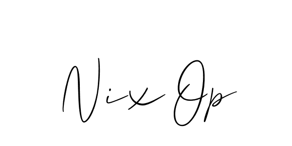 This is the best signature style for the Nix Op name. Also you like these signature font (Allison_Script). Mix name signature. Nix Op signature style 2 images and pictures png