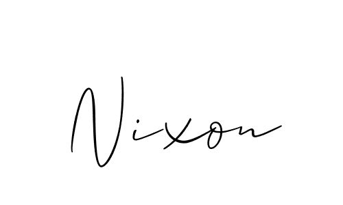 Nixon stylish signature style. Best Handwritten Sign (Allison_Script) for my name. Handwritten Signature Collection Ideas for my name Nixon. Nixon signature style 2 images and pictures png