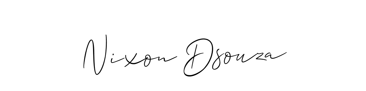 Make a beautiful signature design for name Nixon Dsouza. Use this online signature maker to create a handwritten signature for free. Nixon Dsouza signature style 2 images and pictures png