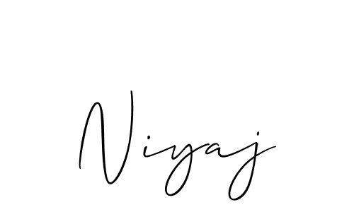 Make a beautiful signature design for name Niyaj. Use this online signature maker to create a handwritten signature for free. Niyaj signature style 2 images and pictures png