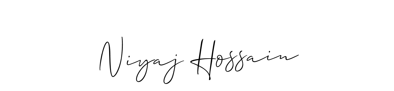 How to Draw Niyaj Hossain signature style? Allison_Script is a latest design signature styles for name Niyaj Hossain. Niyaj Hossain signature style 2 images and pictures png