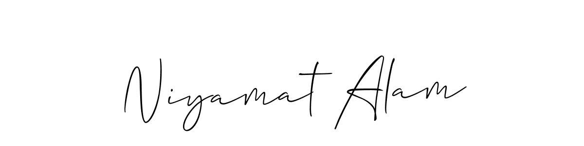 Check out images of Autograph of Niyamat Alam name. Actor Niyamat Alam Signature Style. Allison_Script is a professional sign style online. Niyamat Alam signature style 2 images and pictures png
