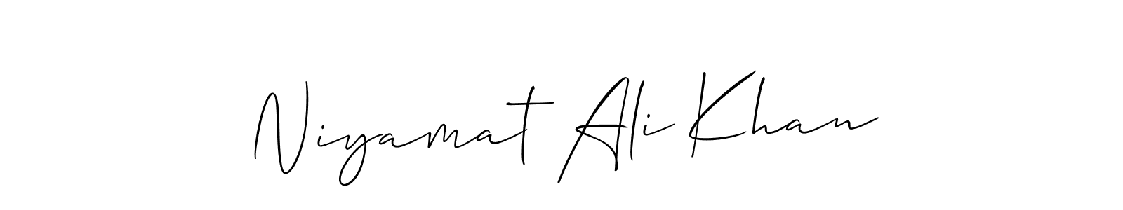 Here are the top 10 professional signature styles for the name Niyamat Ali Khan. These are the best autograph styles you can use for your name. Niyamat Ali Khan signature style 2 images and pictures png