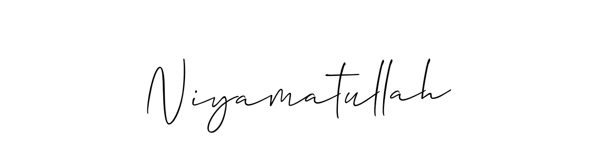 Similarly Allison_Script is the best handwritten signature design. Signature creator online .You can use it as an online autograph creator for name Niyamatullah. Niyamatullah signature style 2 images and pictures png