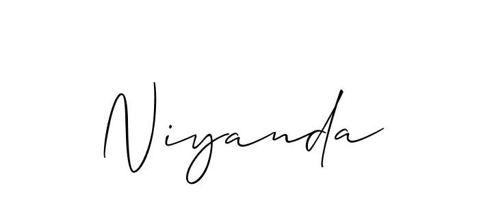 You can use this online signature creator to create a handwritten signature for the name Niyanda. This is the best online autograph maker. Niyanda signature style 2 images and pictures png