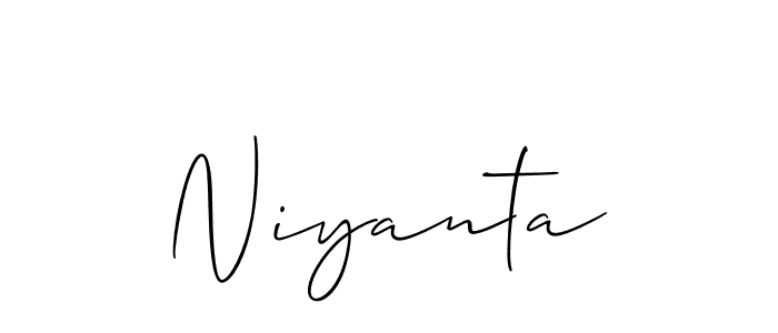 Once you've used our free online signature maker to create your best signature Allison_Script style, it's time to enjoy all of the benefits that Niyanta name signing documents. Niyanta signature style 2 images and pictures png