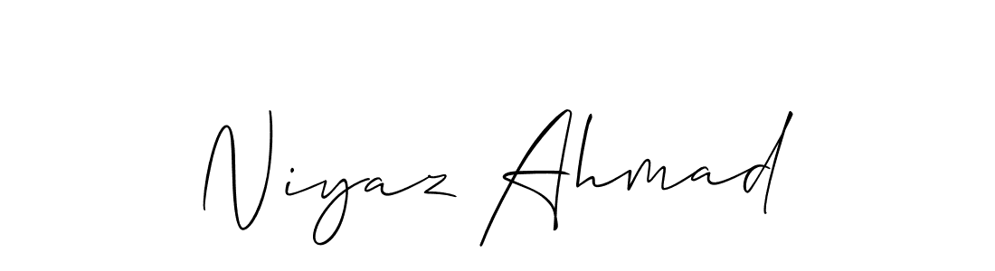 Make a short Niyaz Ahmad signature style. Manage your documents anywhere anytime using Allison_Script. Create and add eSignatures, submit forms, share and send files easily. Niyaz Ahmad signature style 2 images and pictures png