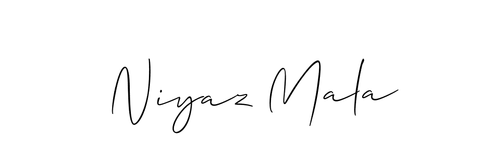 Make a beautiful signature design for name Niyaz Mala. Use this online signature maker to create a handwritten signature for free. Niyaz Mala signature style 2 images and pictures png