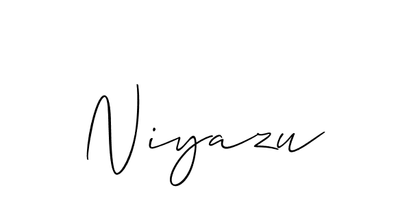 Similarly Allison_Script is the best handwritten signature design. Signature creator online .You can use it as an online autograph creator for name Niyazu. Niyazu signature style 2 images and pictures png