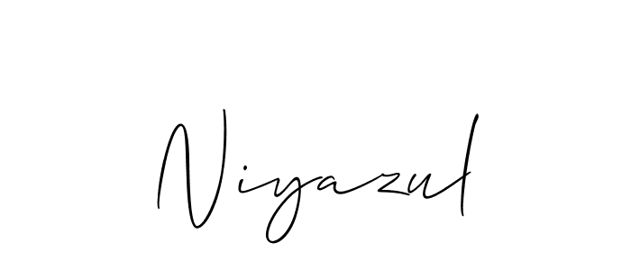 Niyazul stylish signature style. Best Handwritten Sign (Allison_Script) for my name. Handwritten Signature Collection Ideas for my name Niyazul. Niyazul signature style 2 images and pictures png