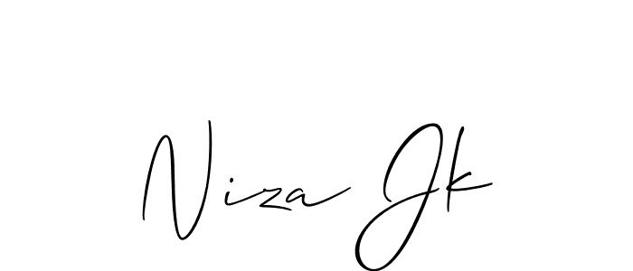 Here are the top 10 professional signature styles for the name Niza Jk. These are the best autograph styles you can use for your name. Niza Jk signature style 2 images and pictures png