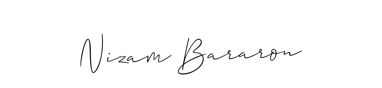 This is the best signature style for the Nizam Bararon name. Also you like these signature font (Allison_Script). Mix name signature. Nizam Bararon signature style 2 images and pictures png