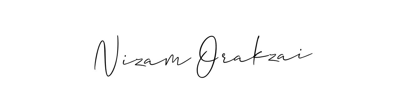 Once you've used our free online signature maker to create your best signature Allison_Script style, it's time to enjoy all of the benefits that Nizam Orakzai name signing documents. Nizam Orakzai signature style 2 images and pictures png