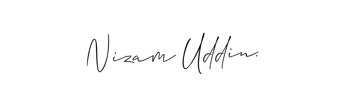 Make a beautiful signature design for name Nizam Uddin.. Use this online signature maker to create a handwritten signature for free. Nizam Uddin. signature style 2 images and pictures png