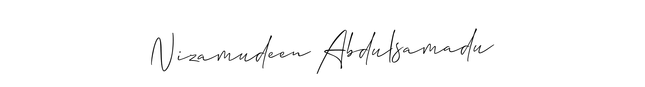 Check out images of Autograph of Nizamudeen Abdulsamadu name. Actor Nizamudeen Abdulsamadu Signature Style. Allison_Script is a professional sign style online. Nizamudeen Abdulsamadu signature style 2 images and pictures png