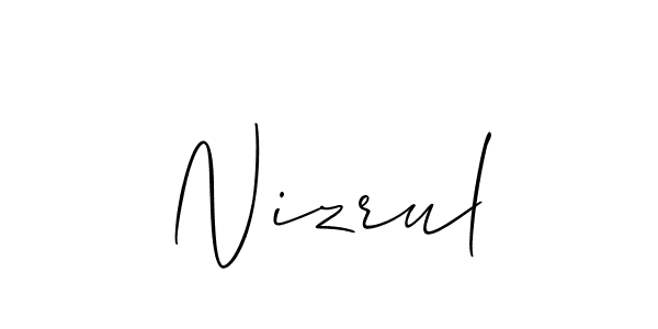 You can use this online signature creator to create a handwritten signature for the name Nizrul. This is the best online autograph maker. Nizrul signature style 2 images and pictures png