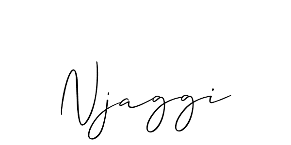 How to make Njaggi name signature. Use Allison_Script style for creating short signs online. This is the latest handwritten sign. Njaggi signature style 2 images and pictures png