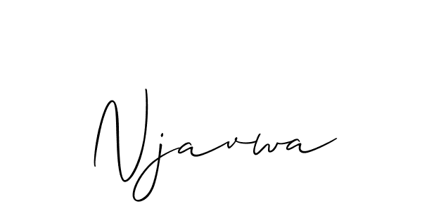 Best and Professional Signature Style for Njavwa. Allison_Script Best Signature Style Collection. Njavwa signature style 2 images and pictures png