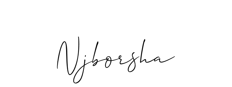 Best and Professional Signature Style for Njborsha. Allison_Script Best Signature Style Collection. Njborsha signature style 2 images and pictures png