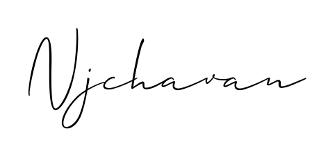 Generate high-definition signature styles for Njchavan. The Allison_Script typeface ensures crisp legibility and sophisticated design. Njchavan signature style 2 images and pictures png