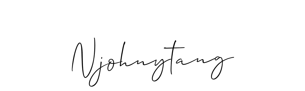 Similarly Allison_Script is the best handwritten signature design. Signature creator online .You can use it as an online autograph creator for name Njohnytang. Njohnytang signature style 2 images and pictures png