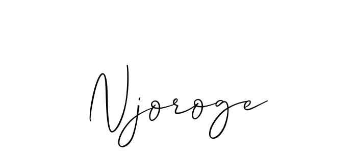 It looks lik you need a new signature style for name Njoroge. Design unique handwritten (Allison_Script) signature with our free signature maker in just a few clicks. Njoroge signature style 2 images and pictures png