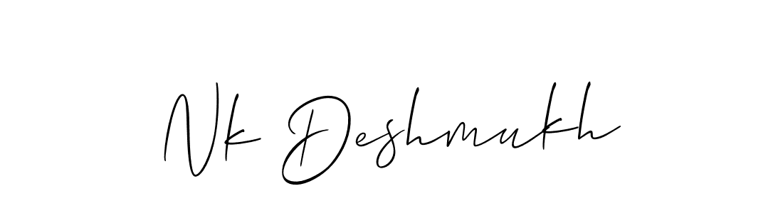 Here are the top 10 professional signature styles for the name Nk Deshmukh. These are the best autograph styles you can use for your name. Nk Deshmukh signature style 2 images and pictures png