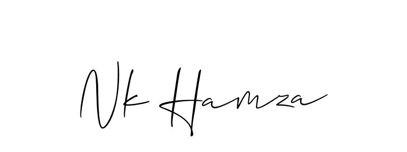 Here are the top 10 professional signature styles for the name Nk Hamza. These are the best autograph styles you can use for your name. Nk Hamza signature style 2 images and pictures png