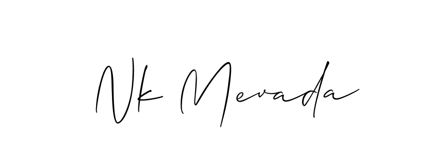 Here are the top 10 professional signature styles for the name Nk Mevada. These are the best autograph styles you can use for your name. Nk Mevada signature style 2 images and pictures png