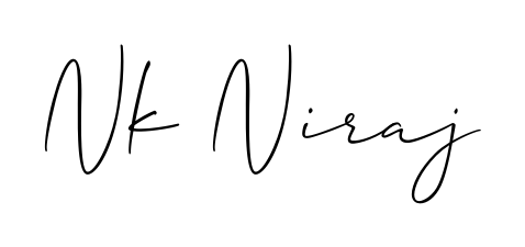 You can use this online signature creator to create a handwritten signature for the name Nk Niraj. This is the best online autograph maker. Nk Niraj signature style 2 images and pictures png