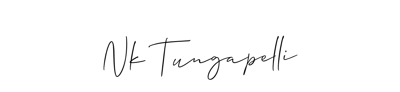 Make a beautiful signature design for name Nk Tungapelli. Use this online signature maker to create a handwritten signature for free. Nk Tungapelli signature style 2 images and pictures png