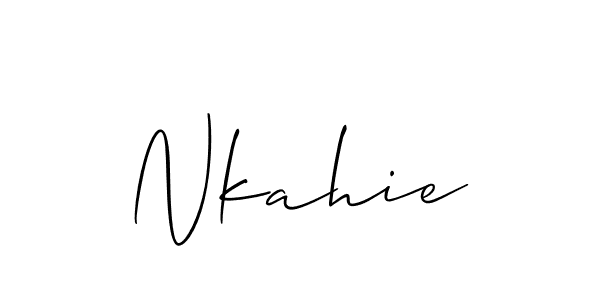 See photos of Nkahie official signature by Spectra . Check more albums & portfolios. Read reviews & check more about Allison_Script font. Nkahie signature style 2 images and pictures png