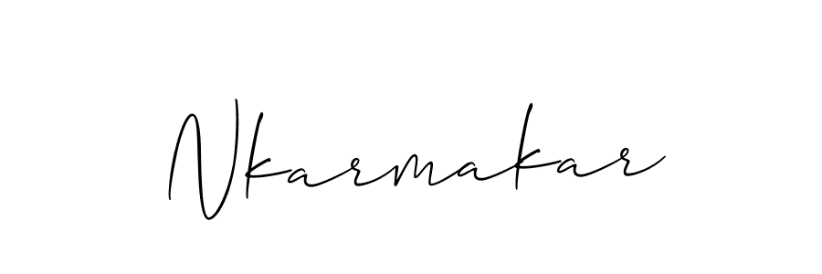 Also You can easily find your signature by using the search form. We will create Nkarmakar name handwritten signature images for you free of cost using Allison_Script sign style. Nkarmakar signature style 2 images and pictures png
