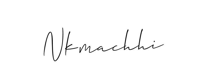 Make a short Nkmachhi signature style. Manage your documents anywhere anytime using Allison_Script. Create and add eSignatures, submit forms, share and send files easily. Nkmachhi signature style 2 images and pictures png