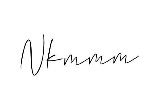 How to make Nkmmm name signature. Use Allison_Script style for creating short signs online. This is the latest handwritten sign. Nkmmm signature style 2 images and pictures png