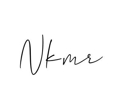 Also we have Nkmr name is the best signature style. Create professional handwritten signature collection using Allison_Script autograph style. Nkmr signature style 2 images and pictures png