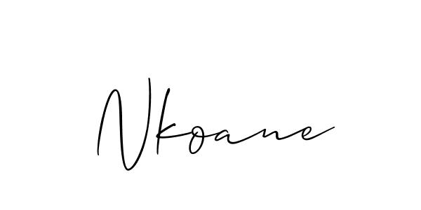 Once you've used our free online signature maker to create your best signature Allison_Script style, it's time to enjoy all of the benefits that Nkoane name signing documents. Nkoane signature style 2 images and pictures png