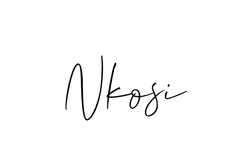 It looks lik you need a new signature style for name Nkosi. Design unique handwritten (Allison_Script) signature with our free signature maker in just a few clicks. Nkosi signature style 2 images and pictures png