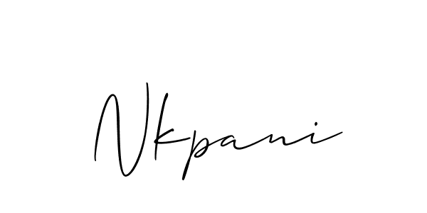 Here are the top 10 professional signature styles for the name Nkpani. These are the best autograph styles you can use for your name. Nkpani signature style 2 images and pictures png