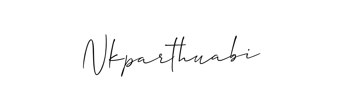 Make a beautiful signature design for name Nkparthuabi. Use this online signature maker to create a handwritten signature for free. Nkparthuabi signature style 2 images and pictures png