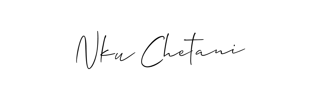 Once you've used our free online signature maker to create your best signature Allison_Script style, it's time to enjoy all of the benefits that Nku Chetani name signing documents. Nku Chetani signature style 2 images and pictures png
