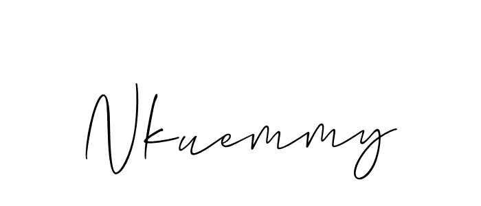 Once you've used our free online signature maker to create your best signature Allison_Script style, it's time to enjoy all of the benefits that Nkuemmy name signing documents. Nkuemmy signature style 2 images and pictures png