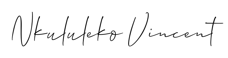 A modern signature idea for name Nkululeko Vincent using Allison_Script font. Clean strokes and elegant curves make it stand out instantly. Nkululeko Vincent signature style 2 images and pictures png