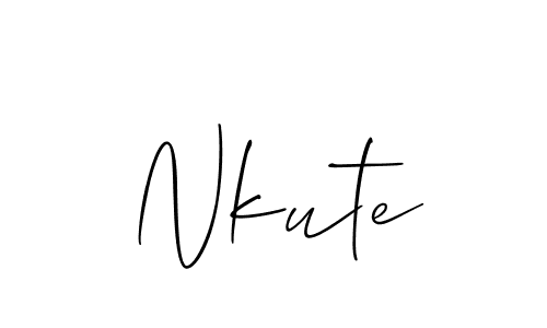 Make a short Nkute signature style. Manage your documents anywhere anytime using Allison_Script. Create and add eSignatures, submit forms, share and send files easily. Nkute signature style 2 images and pictures png