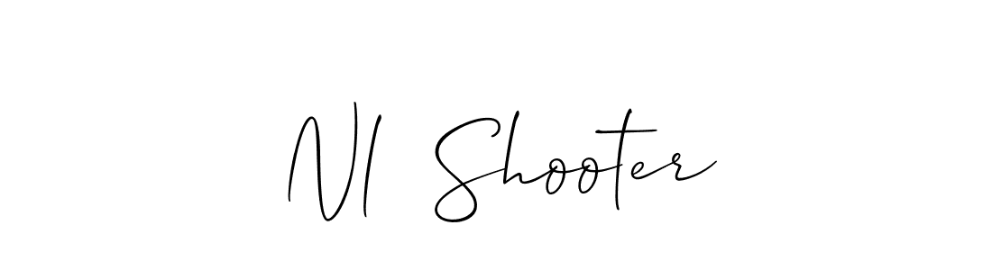 How to Draw Nl  Shooter signature style? Allison_Script is a latest design signature styles for name Nl  Shooter. Nl  Shooter signature style 2 images and pictures png
