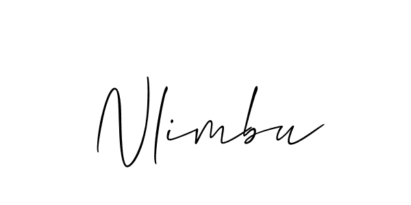 if you are searching for the best signature style for your name Nlimbu. so please give up your signature search. here we have designed multiple signature styles  using Allison_Script. Nlimbu signature style 2 images and pictures png