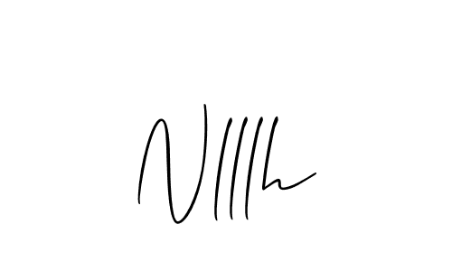 Also You can easily find your signature by using the search form. We will create Nlllh name handwritten signature images for you free of cost using Allison_Script sign style. Nlllh signature style 2 images and pictures png