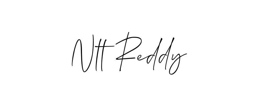 Design your own signature with our free online signature maker. With this signature software, you can create a handwritten (Allison_Script) signature for name Nlt Reddy. Nlt Reddy signature style 2 images and pictures png