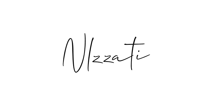 The best way (Allison_Script) to make a short signature is to pick only two or three words in your name. The name Nlzzati include a total of six letters. For converting this name. Nlzzati signature style 2 images and pictures png